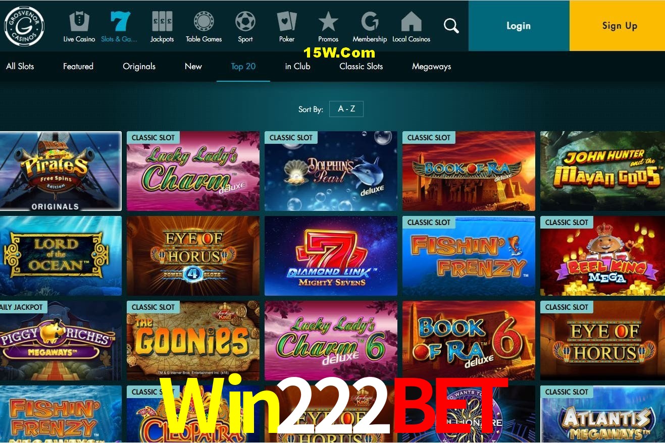 Slot Games Win222Bet